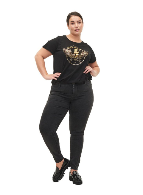 ZIZZI ŚWIETNE SZARE JEANSY JEGGINSY 064L