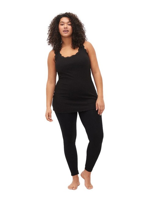 ZIZZI WYGODNE BEZSZWOWE CZARNE LEGGINSY 014B