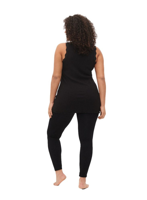 ZIZZI WYGODNE BEZSZWOWE CZARNE LEGGINSY 014B