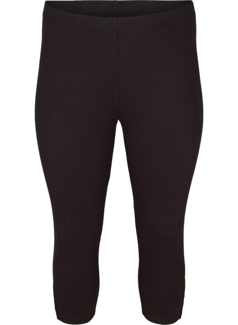 ZIZZI CZARNE LEGGINSY GUZIKI 3/4 011G