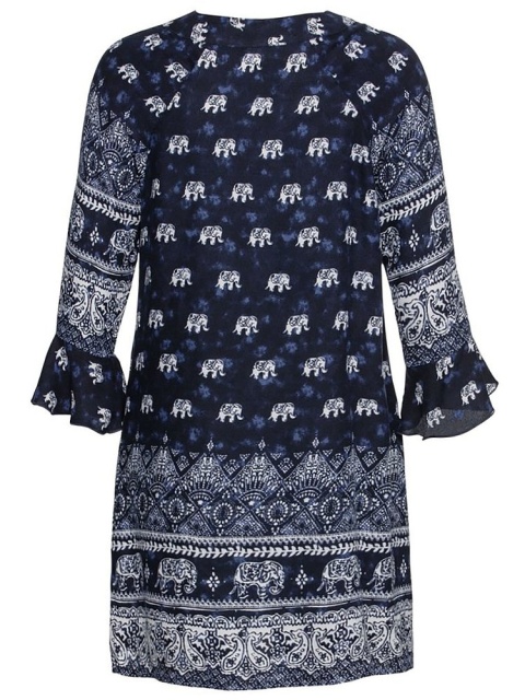 DW SHOP UROCZA TUNIKA/BLUZKA WZÓR WISKOZA DW05