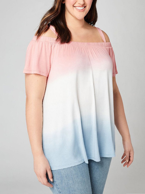 LANE BRYANT BLUZKA TUNIKA KOLOROWA LA01 LANE BRYANT BLUZKA TUNIKA KOLOROWA LA01
