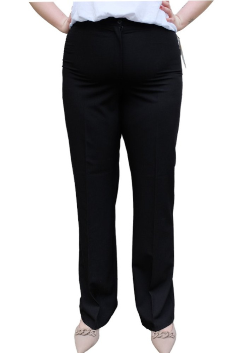 MODINA CZARNE ELEGANCKIE SPODNIE MO08 MODINA CZARNE ELEGANCKIE SPODNIE MO08