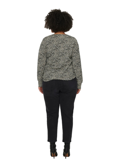 ONLY CARMAKOMA JEANSY SPODNIE ZWĘŻANE MOM CZARNE OC01 ONLY CARMAKOMA JEANSY SPODNIE ZWĘŻANE MOM CZARNE OC01