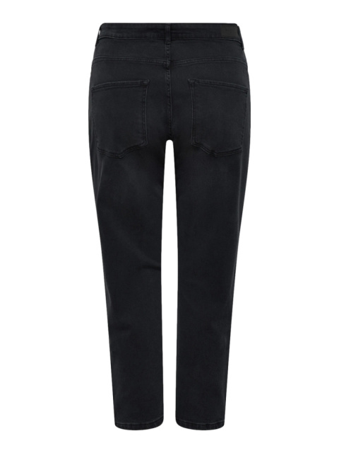ONLY CARMAKOMA JEANSY SPODNIE ZWĘŻANE MOM CZARNE OC01 ONLY CARMAKOMA JEANSY SPODNIE ZWĘŻANE MOM CZARNE OC01
