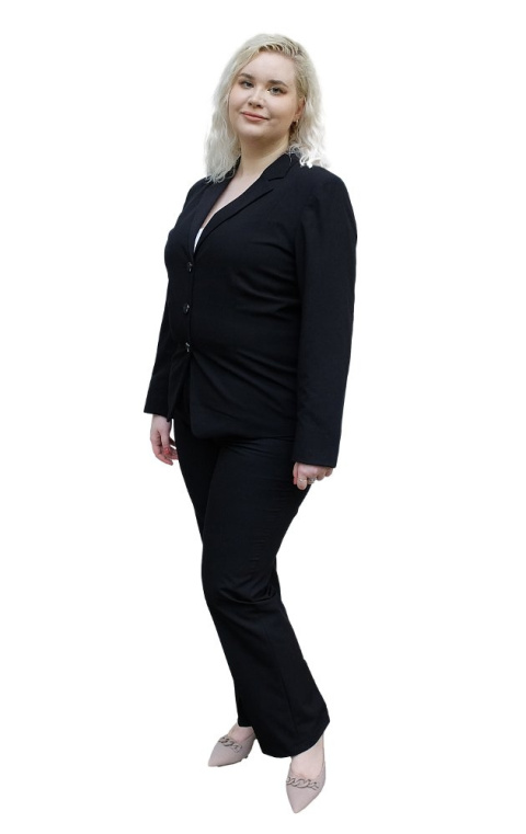 MODINA KLASYCZNA CZARNA MARYNARKA MO02 MODINA KLASYCZNA CZARNA MARYNARKA MO02