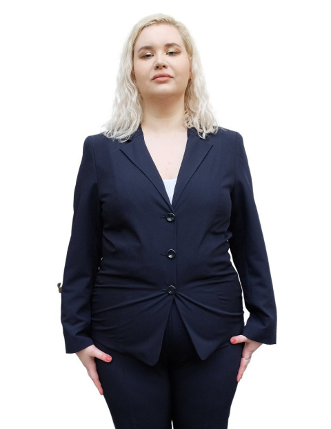 MODINA KLASYCZNA GRANATOWA MARYNARKA MO04 MODINA KLASYCZNA GRANATOWA MARYNARKA MO04