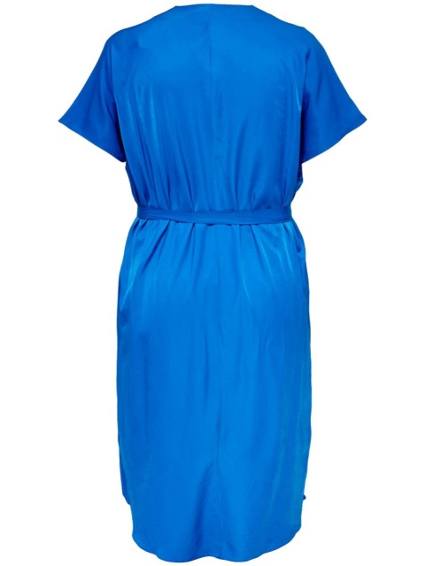 ONLY CARMAKOMA ELEGANCKA NIEBIESKA SUKIENKA PASEK O042