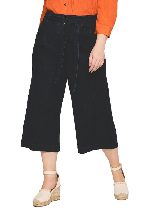 SHEEGO SPODNIE KULOTY JEANS GRAFIT SH68 SHEEGO SPODNIE KULOTY JEANS GRAFIT SH68