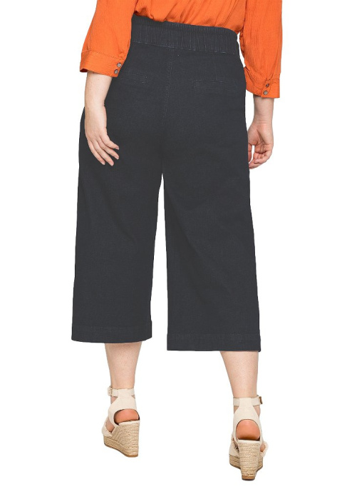 SHEEGO SPODNIE KULOTY JEANS GRAFIT SH68 SHEEGO SPODNIE KULOTY JEANS GRAFIT SH68
