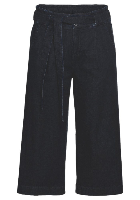 SHEEGO SPODNIE KULOTY JEANS GRAFIT SH68 SHEEGO SPODNIE KULOTY JEANS GRAFIT SH68