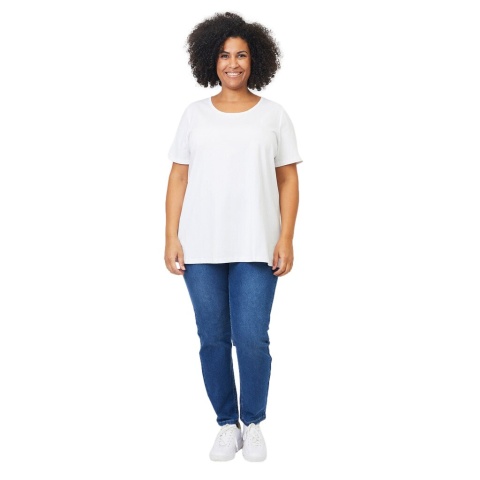 ADIA JEANSY PROSTE Z WYSOKIM STANEM A165