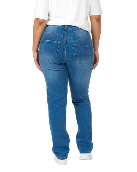 ADIA JEANSY PROSTE Z WYSOKIM STANEM A177