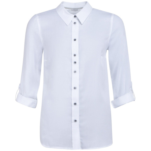 SHIRTMAKER BIAŁA BAWEŁNIANA KOSZULA S265 SHIRTMAKER BIAŁA BAWEŁNIANA KOSZULA S265