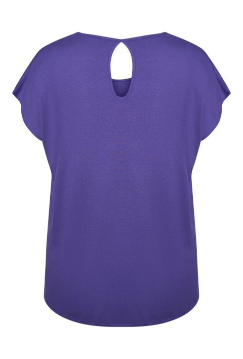 ADIA TUNIKA FIOLETOWA ŁEZKA PLUS SIZE A086 ADIA TUNIKA FIOLETOWA ŁEZKA PLUS SIZE A086