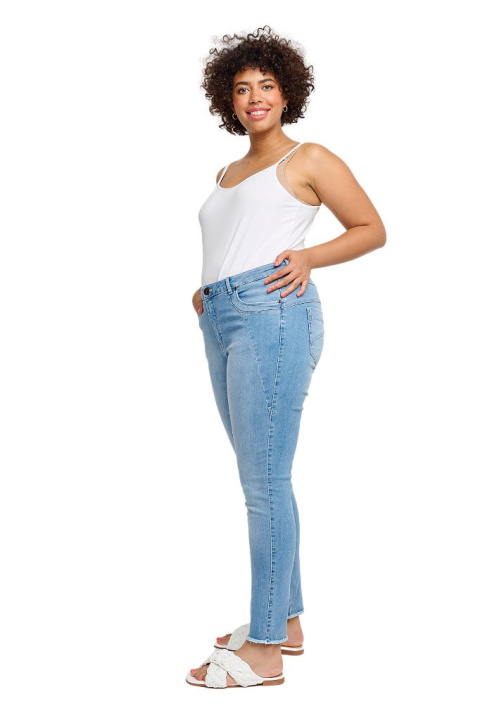 ADIA FANTASTYCZNE SPODNIE JEANSY DETALE A068 ADIA FANTASTYCZNE SPODNIE JEANSY DETALE A068