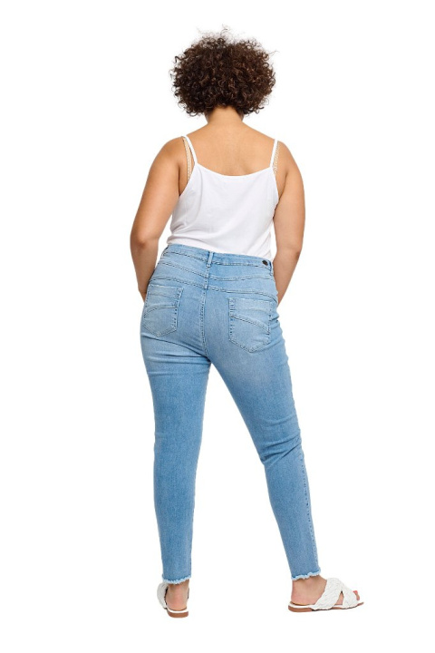 ADIA FANTASTYCZNE SPODNIE JEANSY DETALE A068 ADIA FANTASTYCZNE SPODNIE JEANSY DETALE A068