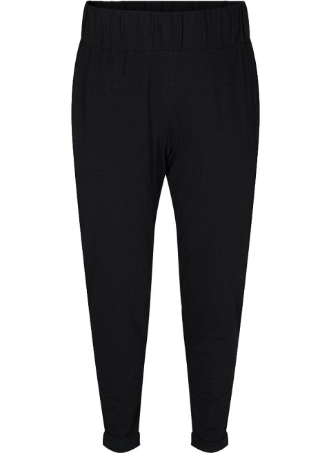 ZIZZI CZARNE BAWEŁNIANE SPODNIE W STAN 121A