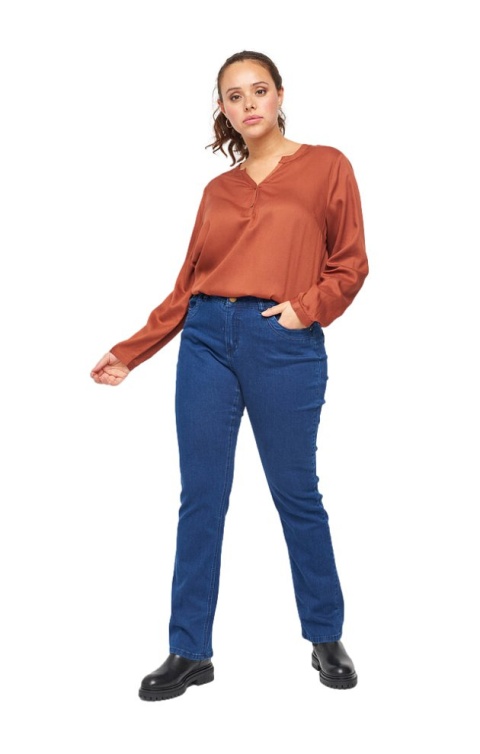 ADIA SPODNIE JEANSY WYSOKI STAN A036