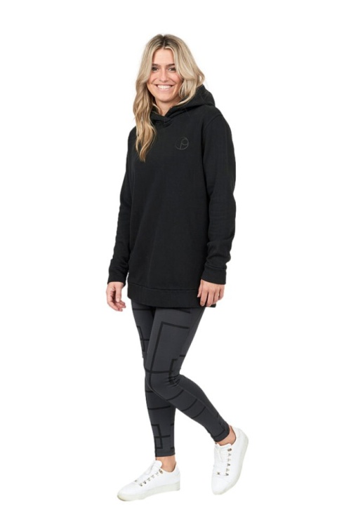 POLMAN CZARNA DŁUGA BLUZA BAWEŁNA E004W
