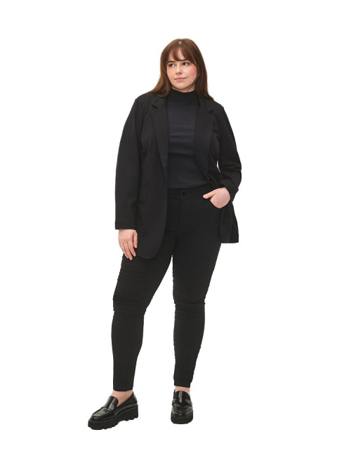 ZIZZI ELEGANCKA CZARNA MARYNARKA 008J