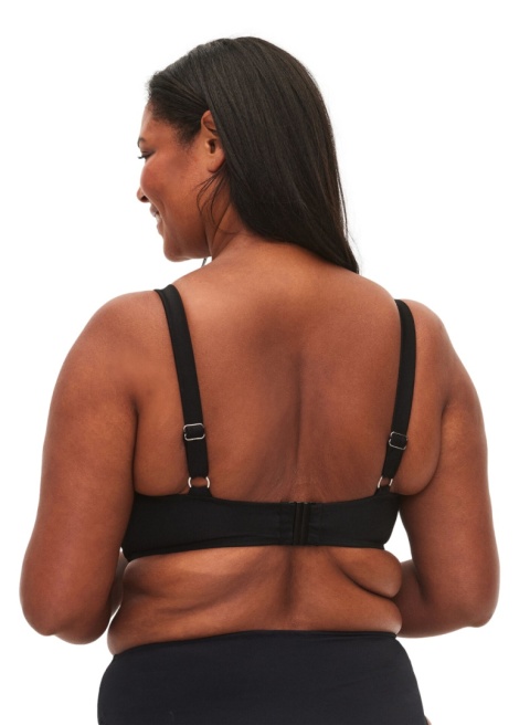 ZIZZI CZARNY BUISTONOSZ KĄPIELOWY BIKINI 013D