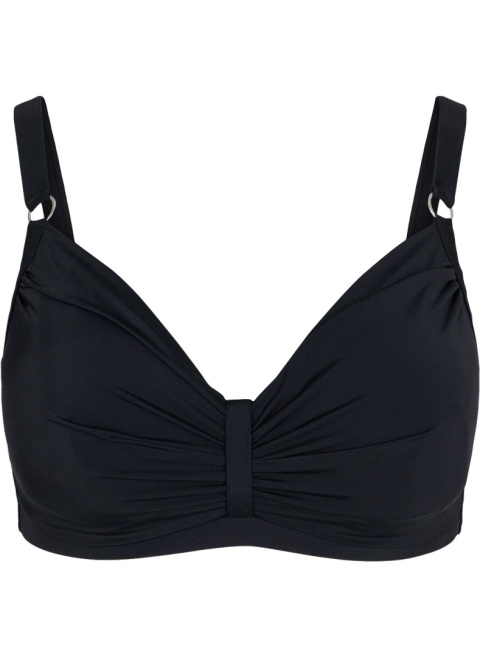 ZIZZI CZARNY BUISTONOSZ KĄPIELOWY BIKINI 013D