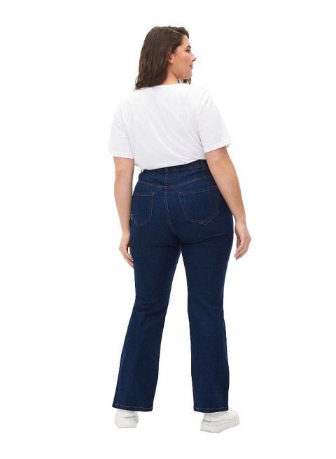 ZIZZI SPODNIE JEANSY BOOTCUT WYSOKI STAN 001C