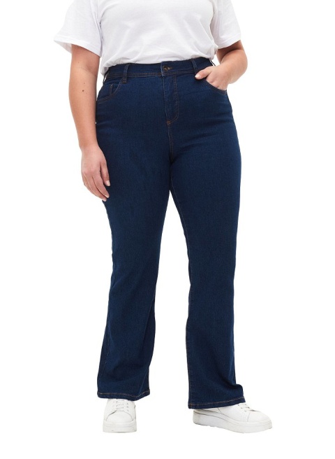 ZIZZI SPODNIE JEANSY BOOTCUT WYSOKI STAN 001C