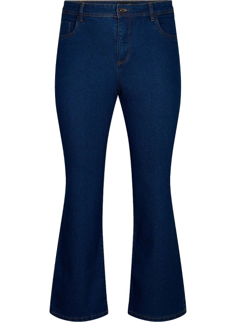 ZIZZI SPODNIE JEANSY BOOTCUT WYSOKI STAN 001C