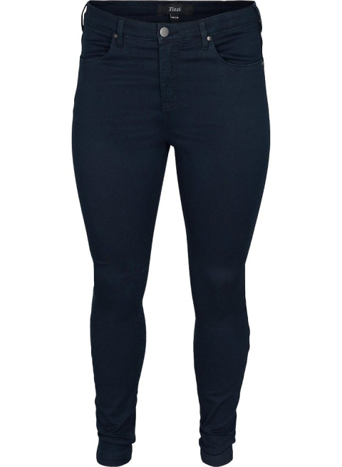 ZIZZI SPODNIE JEANSY SLIM RURKI GRANATOWE 305L UNWASHED ZIZZI SPODNIE JEANSY SLIM RURKI GRANATOWE 305L UNWASHED