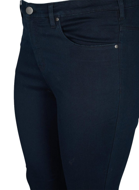 ZIZZI SPODNIE JEANSY SLIM RURKI GRANATOWE 305L UNWASHED ZIZZI SPODNIE JEANSY SLIM RURKI GRANATOWE 305L UNWASHED