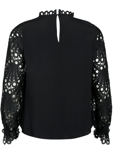 ZIZZI ELEGANCKA BLUZKA CZARNA HAFT 176A ZIZZI ELEGANCKA BLUZKA CZARNA HAFT 176A