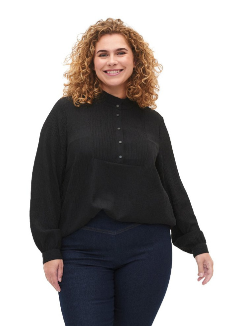 ZIZZI ELEGANCKA CZARNA BLUZKA 215A ZIZZI ELEGANCKA CZARNA BLUZKA 215A