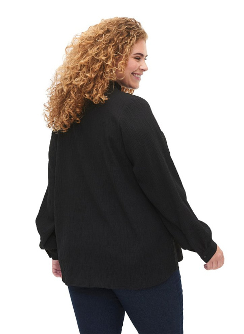 ZIZZI ELEGANCKA CZARNA BLUZKA 215A ZIZZI ELEGANCKA CZARNA BLUZKA 215A