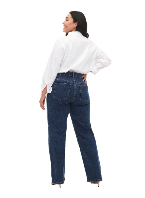 ZIZZI ŚWIETNE NIEBIESKIE JEANSY GEMMA 993A