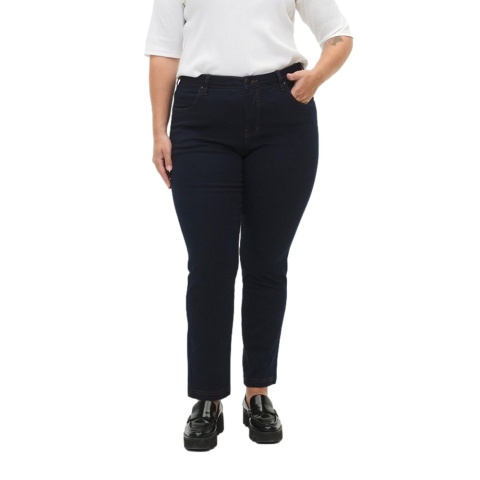 ZIZZI UROCZE CIEMNOGRANATOWE JEANSY SLIM 305A