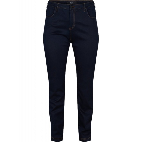 ZIZZI UROCZE CIEMNOGRANATOWE JEANSY SLIM 305A