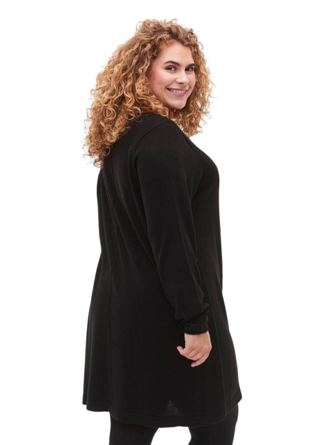 ZIZZI CZARNA DZIANINOWA SUKIENKA 194B