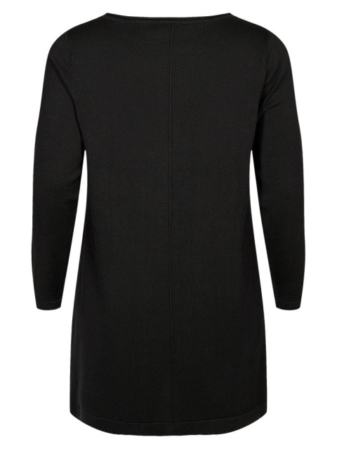 ZIZZI CZARNA DZIANINOWA SUKIENKA 194B