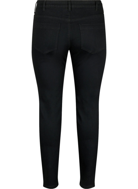 ZIZZI KLASYCZNE CZARNE JEANSY SLIM FIT 019B N82 ZIZZI KLASYCZNE CZARNE JEANSY SLIM FIT 019B N82