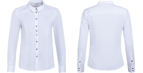 SHIRTMAKER BIAŁA BAWEŁNIANA KOSZULA S270 SHIRTMAKER BIAŁA BAWEŁNIANA KOSZULA S270
