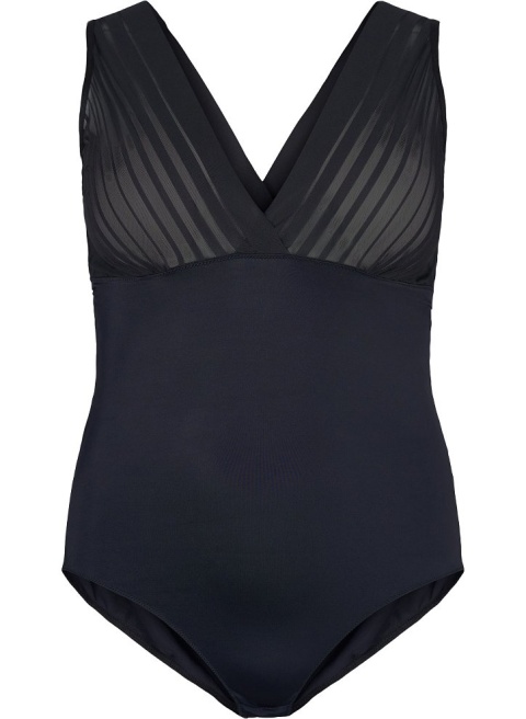 ZIZZI CZARNE BODY SIATECZKA 511F ZIZZI CZARNE BODY SIATECZKA 511F