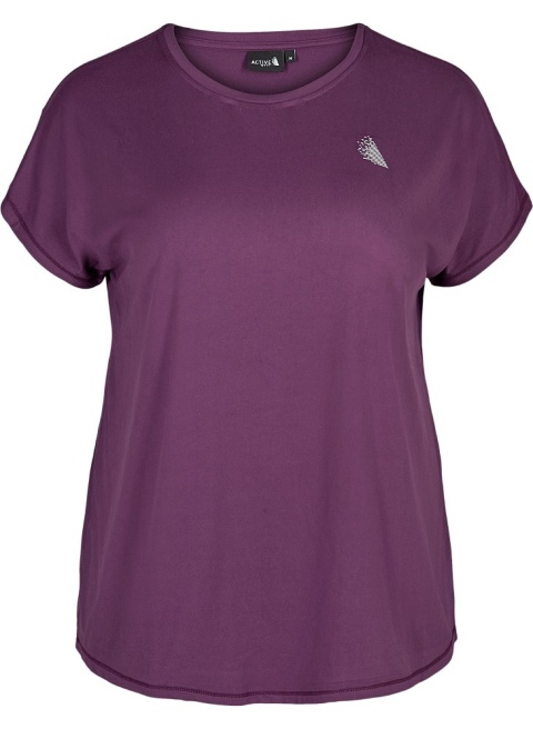 ZIZZI SPORTOWY T-SHIRT BORDOWY 305A