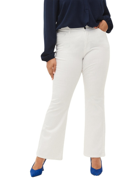 ZIZZI KLASYCZNE BIAŁE JEANSY SPODNIE BOOTCUT N78 664C ZIZZI KLASYCZNE BIAŁE JEANSY SPODNIE BOOTCUT N78 664C