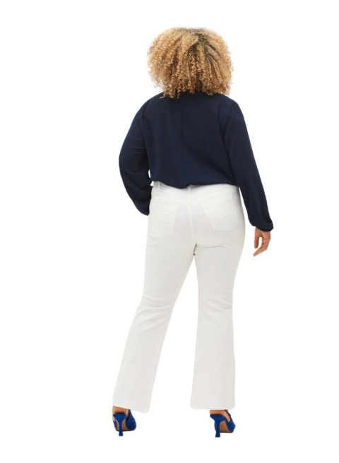 ZIZZI KLASYCZNE BIAŁE JEANSY SPODNIE BOOTCUT N78 664C ZIZZI KLASYCZNE BIAŁE JEANSY SPODNIE BOOTCUT N78 664C