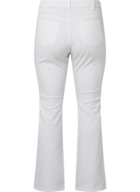 ZIZZI KLASYCZNE BIAŁE JEANSY SPODNIE BOOTCUT N78 664C ZIZZI KLASYCZNE BIAŁE JEANSY SPODNIE BOOTCUT N78 664C