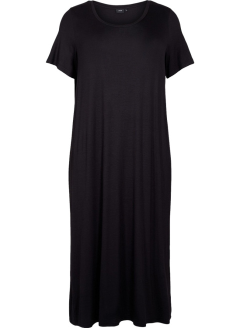 ZIZZI ZWIEWNA CZARNA SUKIENKA MAXI 102T ZIZZI ZWIEWNA CZARNA SUKIENKA MAXI 102T