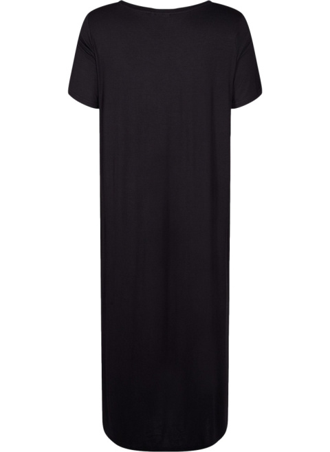 ZIZZI ZWIEWNA CZARNA SUKIENKA MAXI 102T ZIZZI ZWIEWNA CZARNA SUKIENKA MAXI 102T