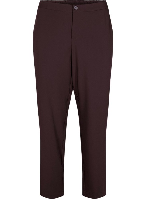 ZIZZI ELEGANCKIE SPODNIE PROSTA NOGAWKA BURGUND 000D ZIZZI ELEGANCKIE SPODNIE PROSTA NOGAWKA BURGUND 000D